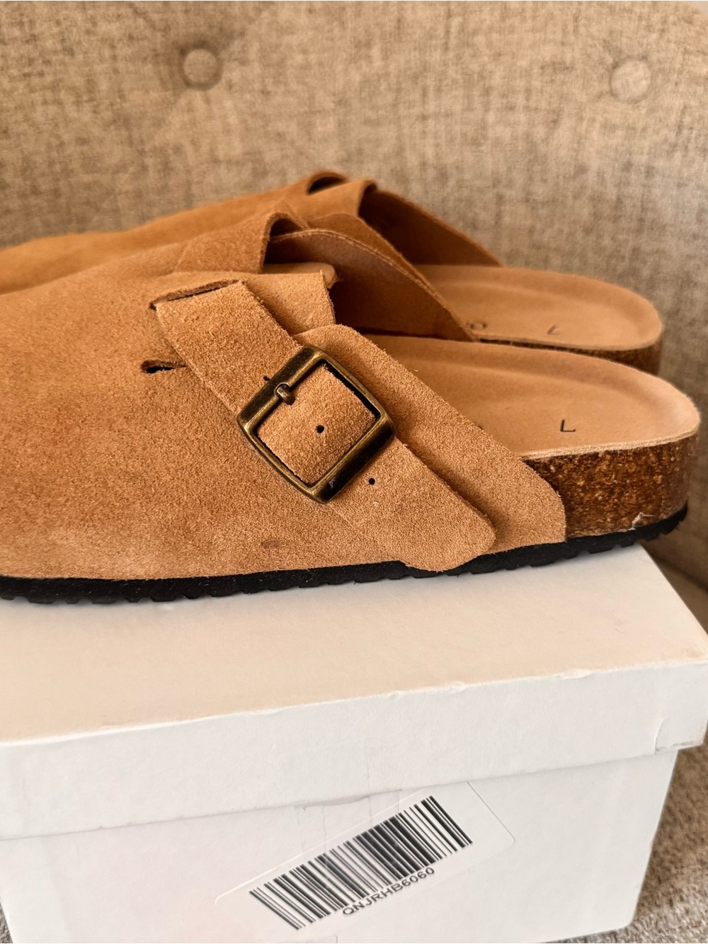 Quince water repellent dune Suede Slip-On Clog Mules size US 8 - Picture 8 of 9